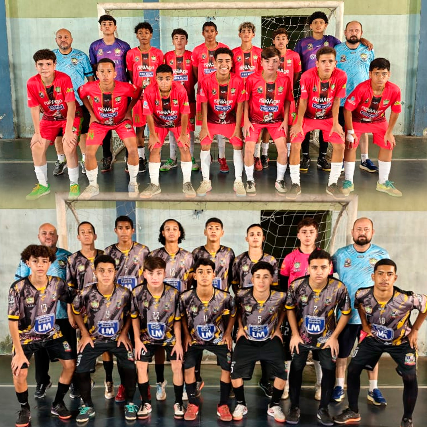Sarandi no topo do Futsal: Sub-15 faz história e Sub-14 avança no Paranaense
